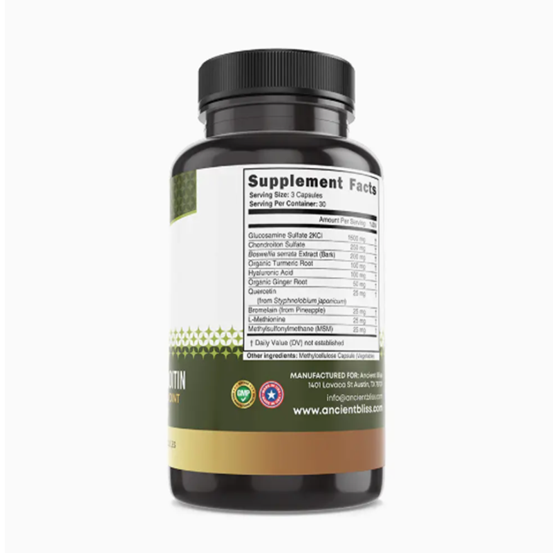 Glucosamine Chondroitin, Advanced 90 capsules | Ancient Bliss - Image 2