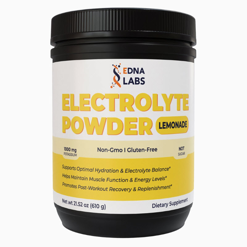 Electrolyte Powder Lemonade 610g | High-Potassium Zero Sugar (Stevia)